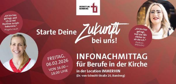 Infonachmittag für Berufe in der Kirche